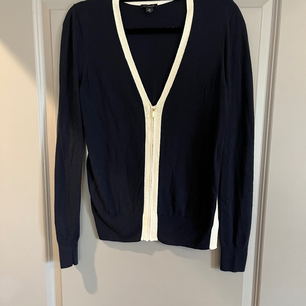 Ann Taylor Zip Cardigan